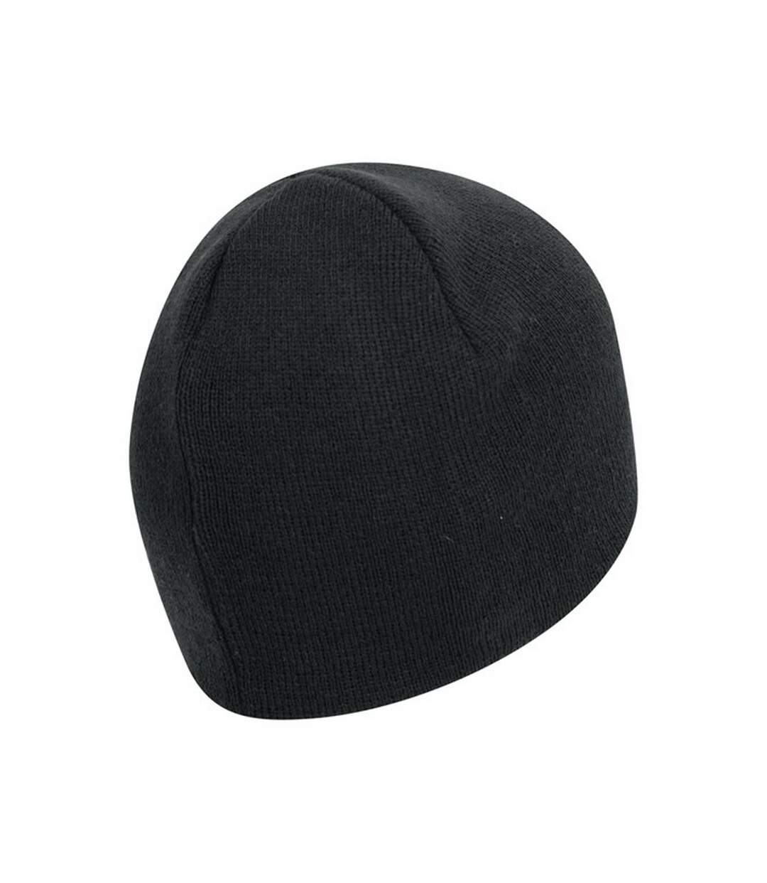 Bonnet en tricot mixte noir Absolute Apparel-2