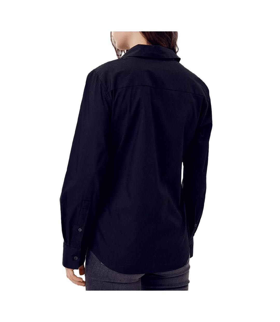 Chemise marine femme tommy hilfiger ess poplin regular s - 34-2