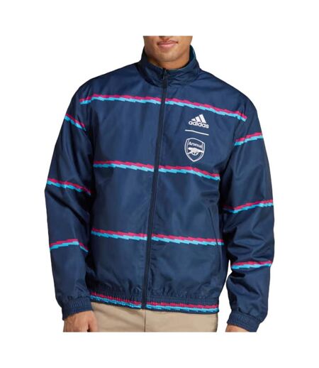Arsenal veste anthem marine homme adidas - l