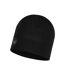 Merino Wool Beanie Black Buff-1