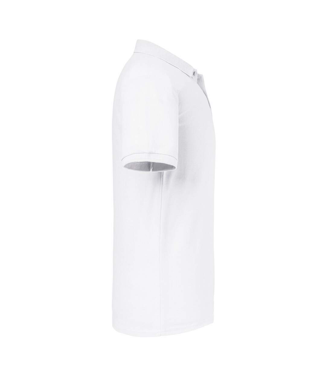 Mens Authentic Eco Piqué Polo Shirt White Russell-3