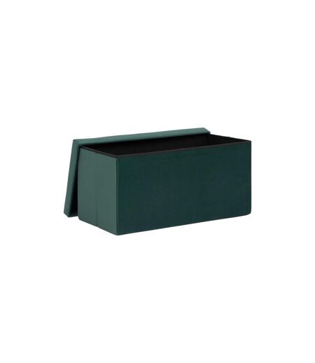 Pouf Pliable en Velours Tess 76cm Vert Cèdre