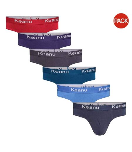 Slips Motif/style Uni Homme Rouge Violet Noir Bleu Keanu