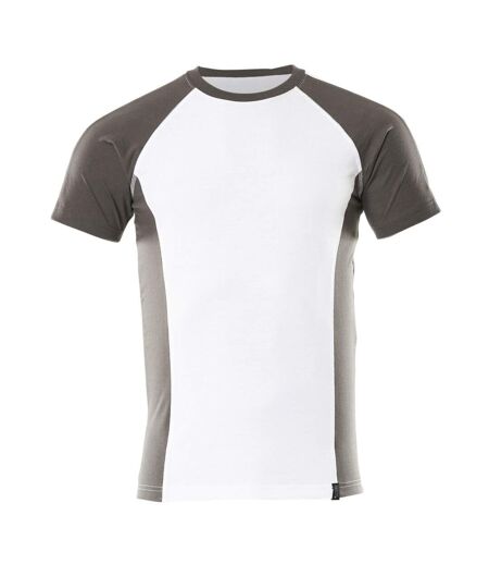T-shirt Potsdam Unique Homme Blanc Anthracite Foncé Mascot