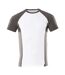 T-shirt Potsdam Unique Homme Blanc Anthracite Foncé Mascot-1