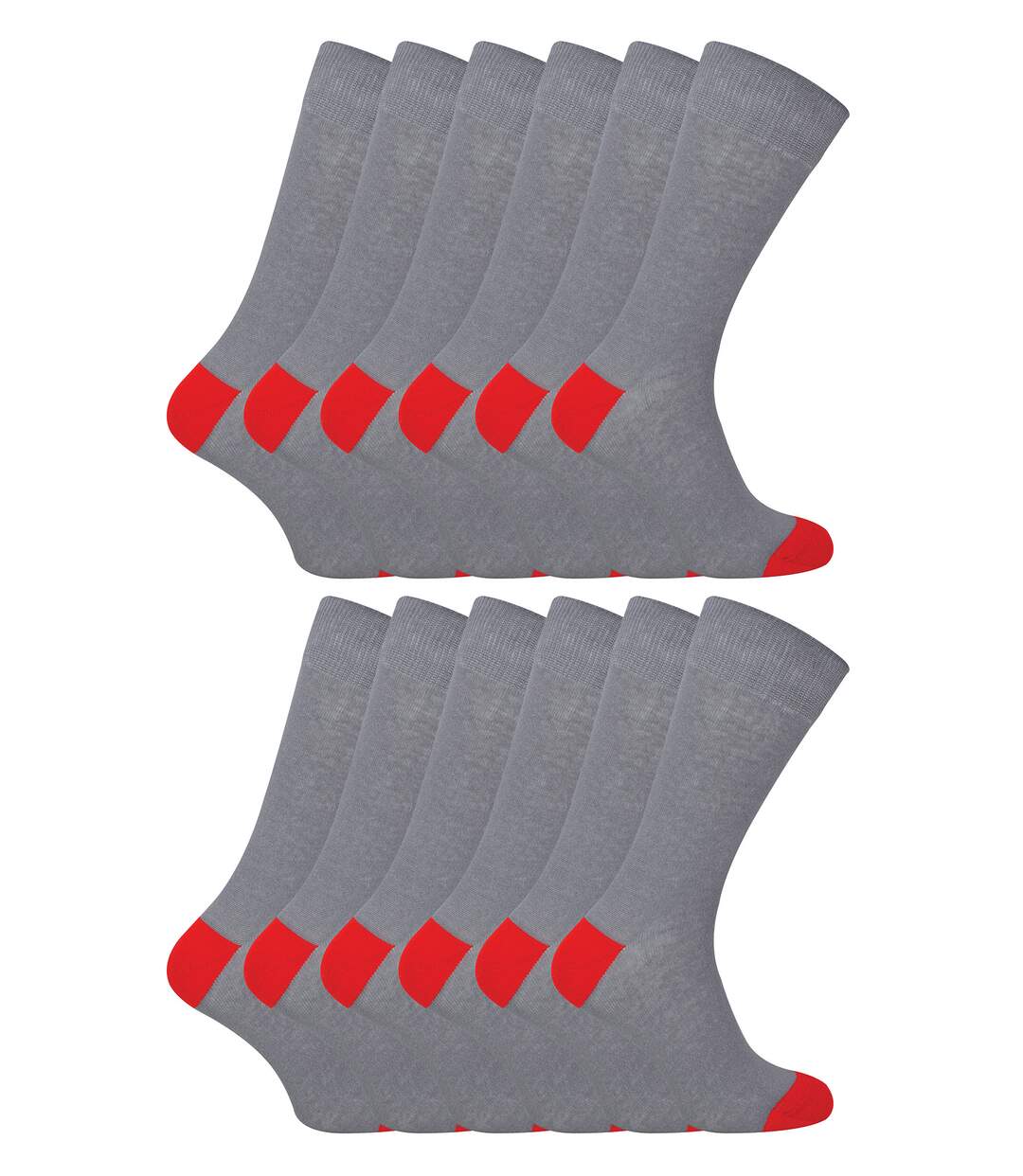 Sock Snob - 12 Pairs Mens Breathable Cotton Socks-1