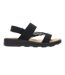 Womens/ladies Rylie Zebra Print Sandals Black Regatta-4