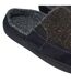 Mens Tweed Slip-on Mule Slippers Black Brown Keanu-4