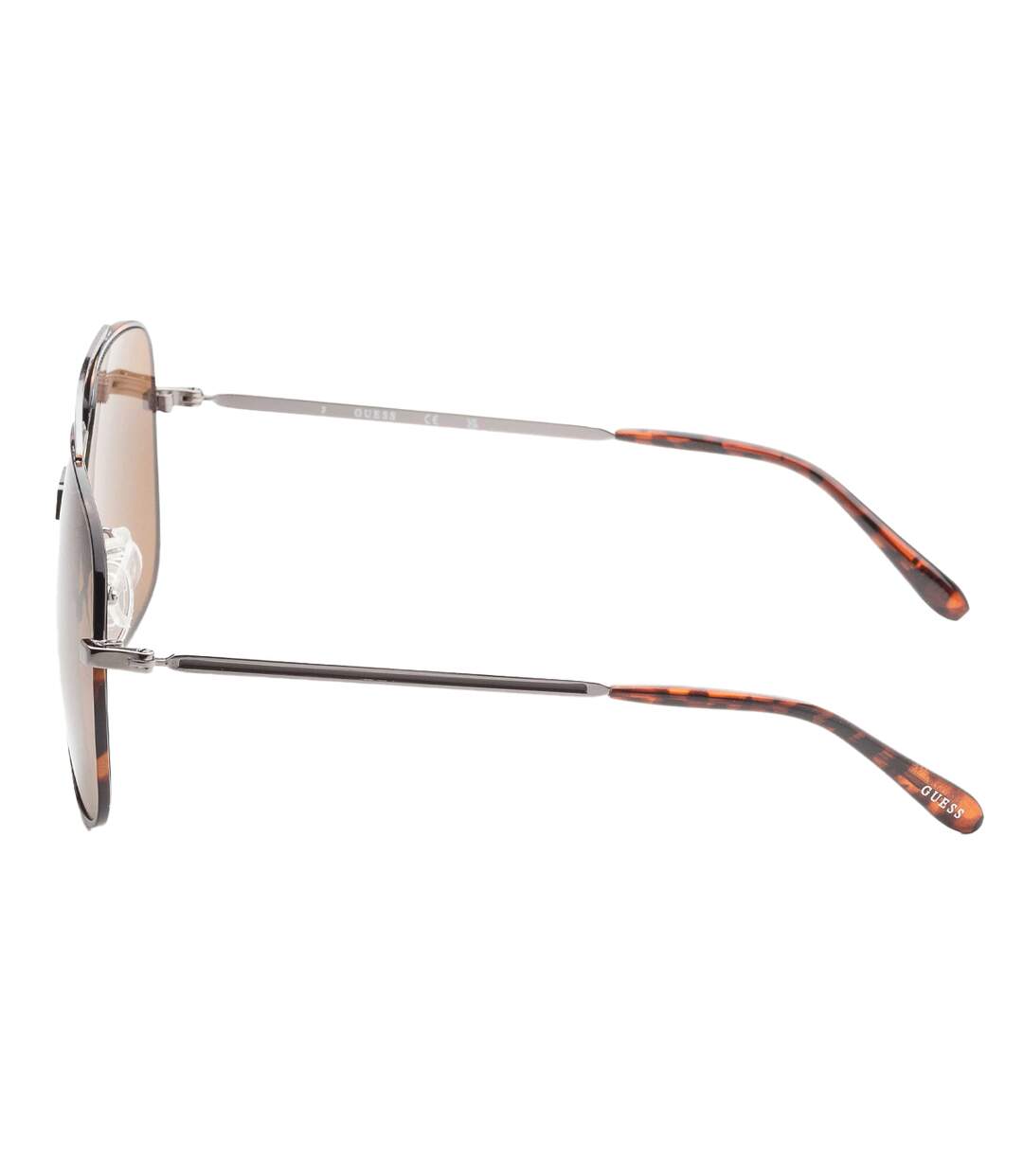 Lunettes De Soleil Motif/style Brillant Homme Taille Unique Marron Guess-2