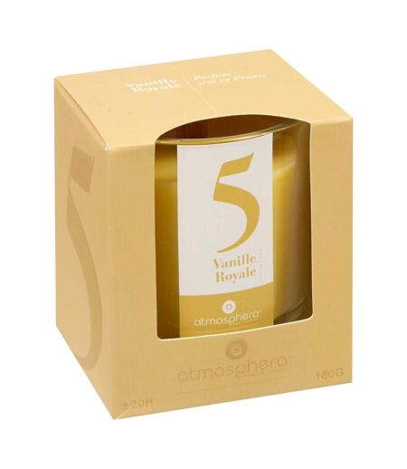 Bougie Parfumée en Verre Numia 180g Vanille Royale