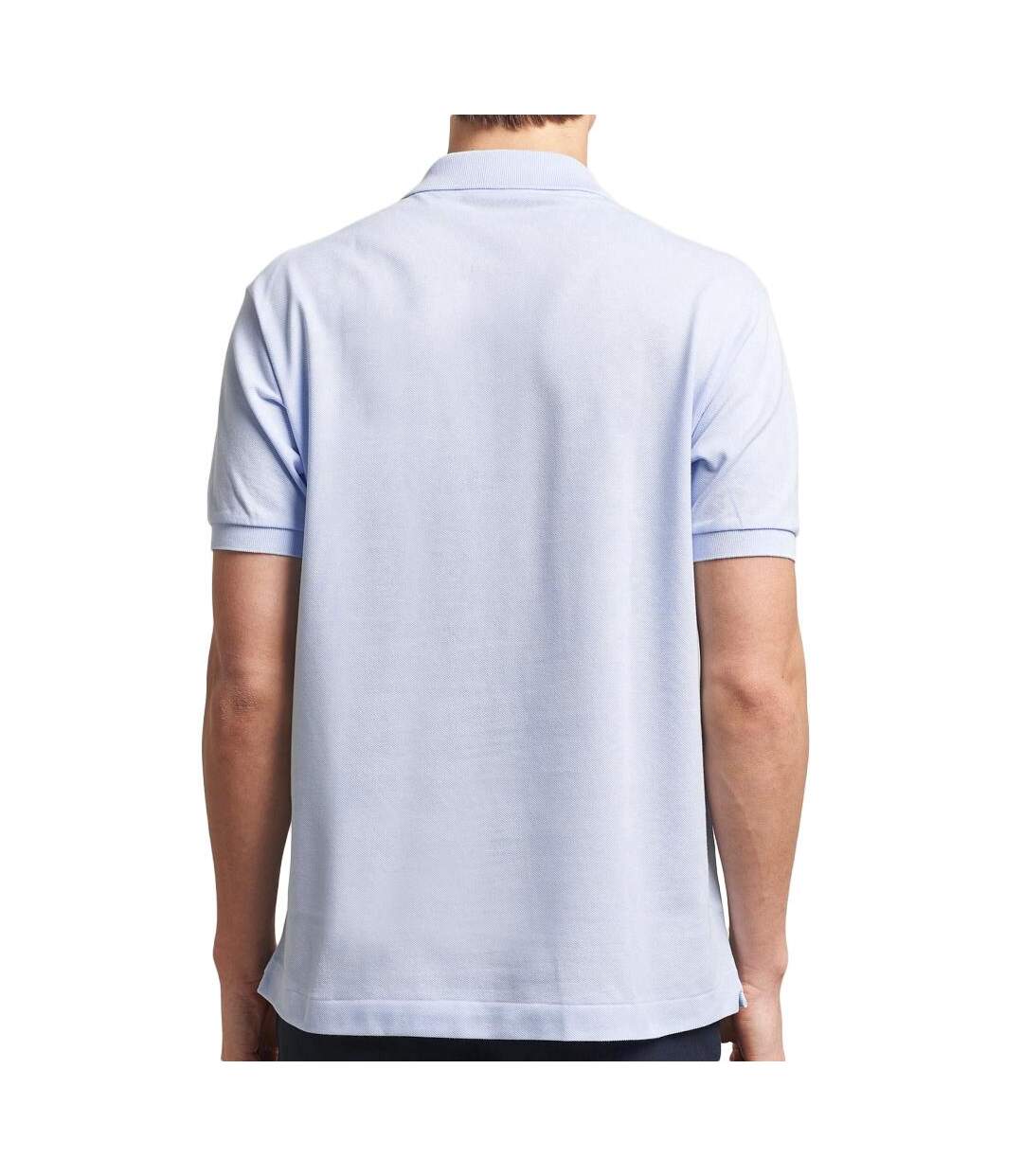 Polo bleu homme lacoste  slim fit-2