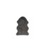 Tapis Imitation Fourrure Kunda 60x90cm Gris-1