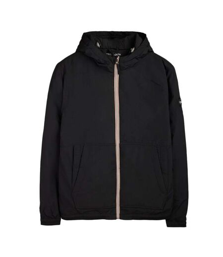 Blouson noir homme teddy smith hector