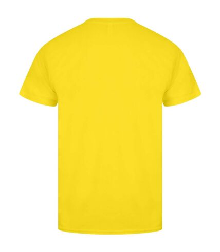 T-shirt original tech adulte jaune vif Casual Classics