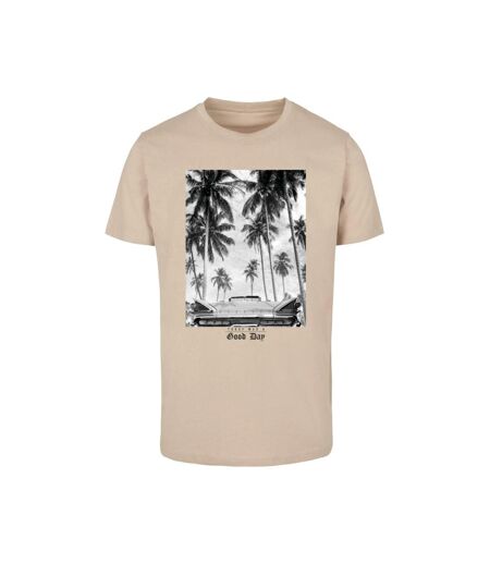 T-shirt Homme Today Was A Good Day Aujourd'hui Était Une Bonne Journée Sable Mister Tee