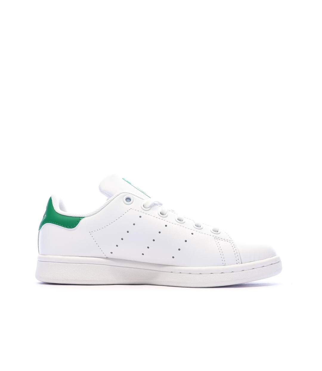 Stan smith blanc/vert mixte adidas-2