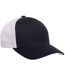 Unisex adult 110 mesh two tone cap navy/white Flexfit-4