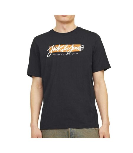 T-Shirt noir homme jack & jones whtiley - l