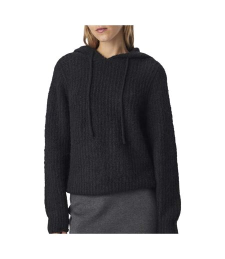 Pull à capuche noir femme vero moda hoodie