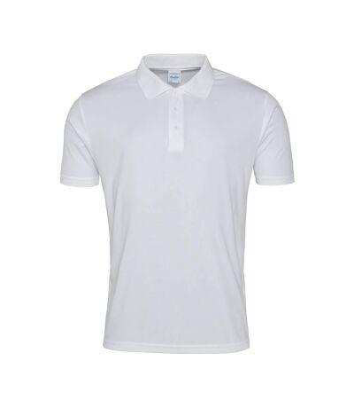 AWDis Cool Unisex Adult Cool Smooth Polo Shirt (Arctic White)