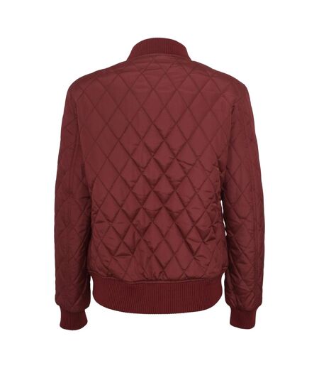 Doudoune Motif/style Losange Femme Bordeaux Urban Classics