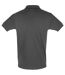 Polo Perfect Homme Gris Foncé Uni SOLS-2