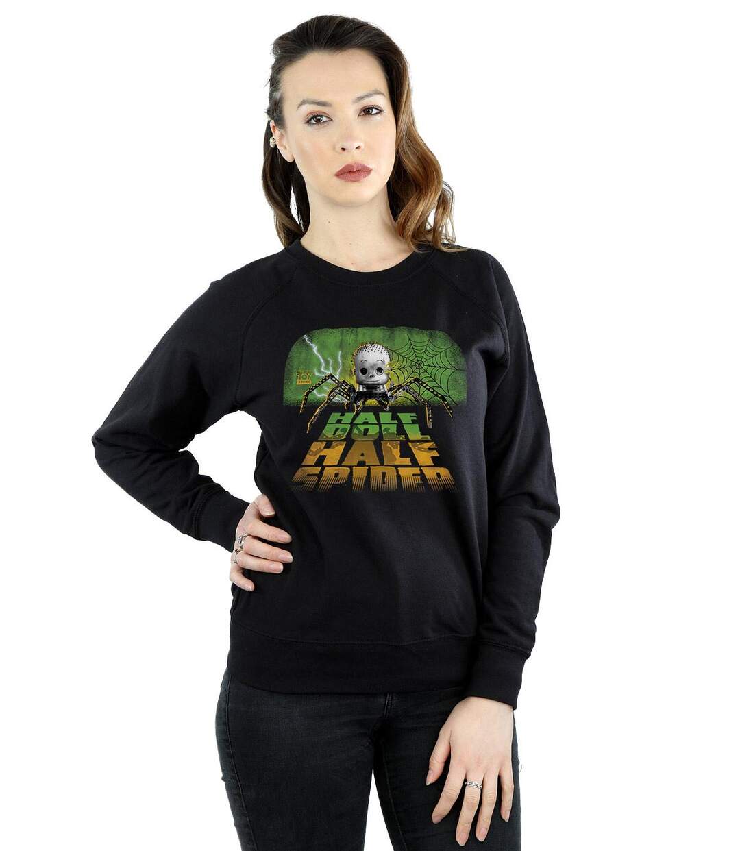 Disney - Sweat TOY STORY HALF DOLL HALF SPIDER - Femme (Noir) - UTBI11993-2