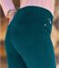 Women's Green Corduroy Pants-4