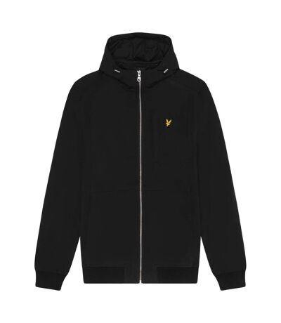 Mens soft shell jacket jet black Lyle & Scott