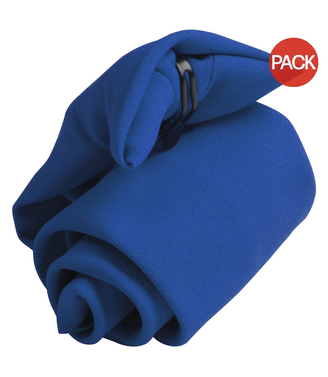 Lot de 2  Cravate à clipser homme taille unique bleu roi Premier-1