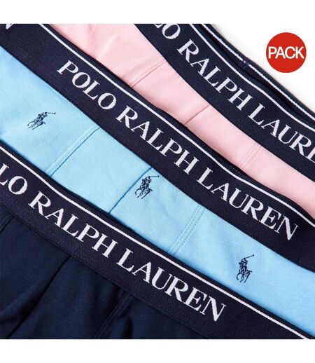 Pack Of 3  Mens Boxer Shorts  Pink Navy Ralph Lauren