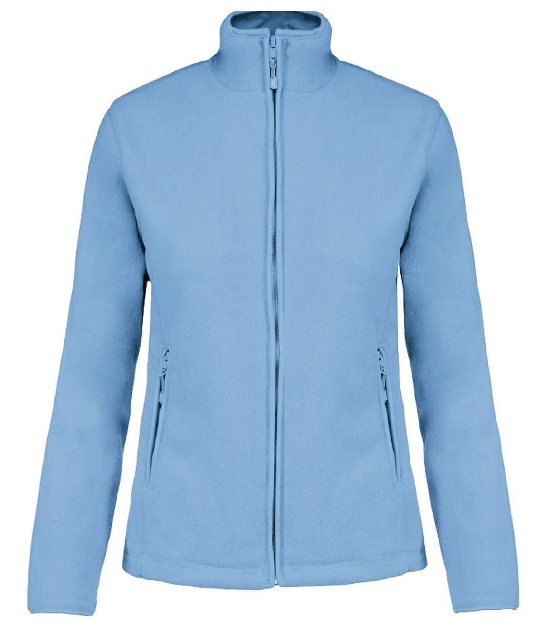 Veste micropolaire zippée - Femme - K907 - bleu ciel