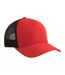 Casquette Trucker Motif/style 5 Panneaux Dempo Rouge Noir Atlantis Headwear-2