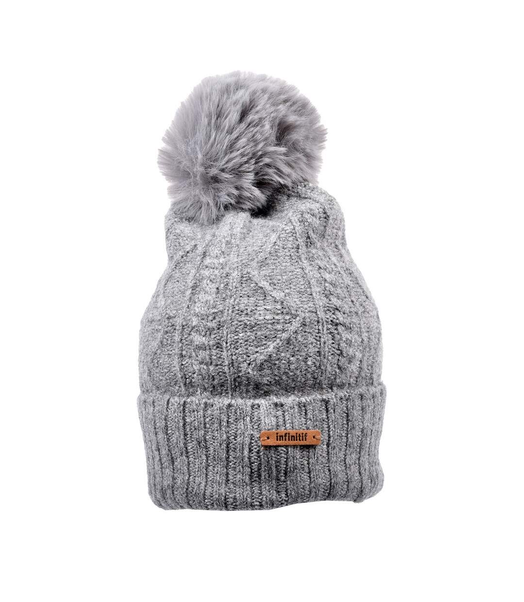 Bonnet Pompon INFINITF Femme-1