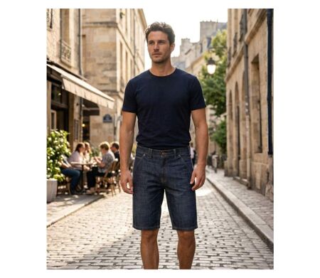Bermuda en jean CHALLENGER IBIS1 : le short denim extensible au confort absolu
