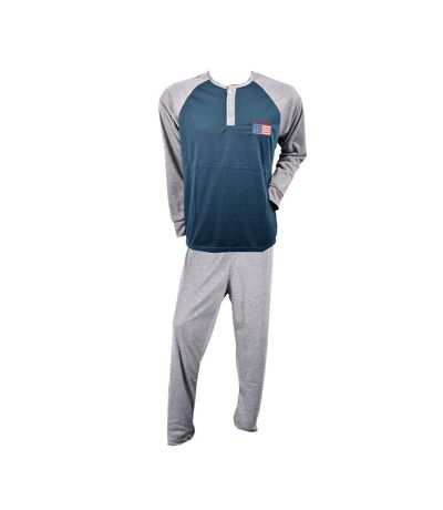 Pyjama Homme Long SWEET SECRET Q2763 POLO SPORT BLEU