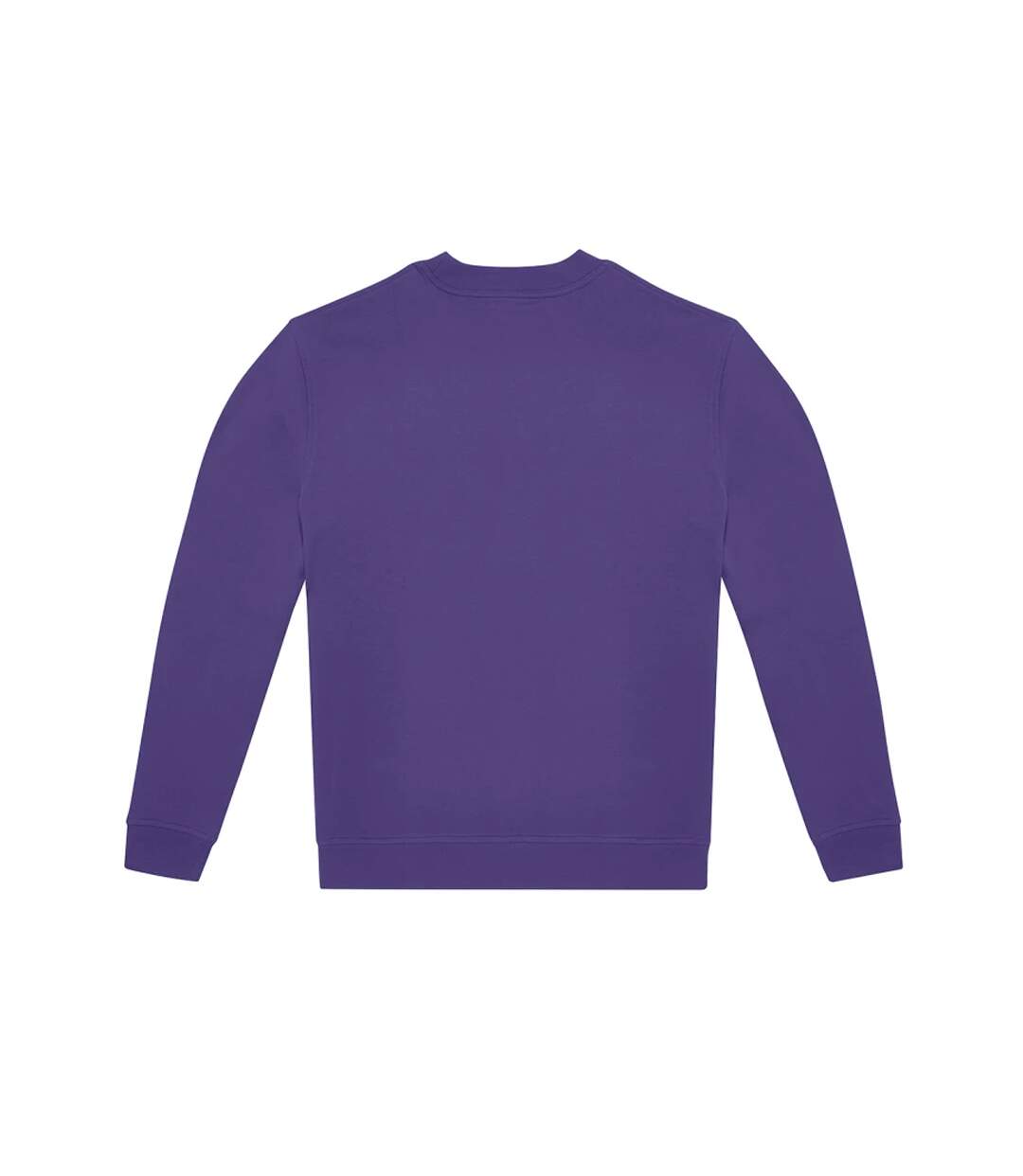 Unisex adult id.332 crew neck sweatshirt radiant purple B&C-2