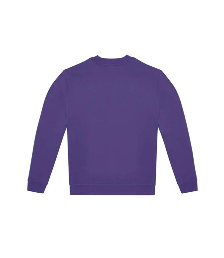 Unisex adult id.332 crew neck sweatshirt radiant purple B&C
