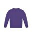Unisex adult id.332 crew neck sweatshirt radiant purple B&C-2
