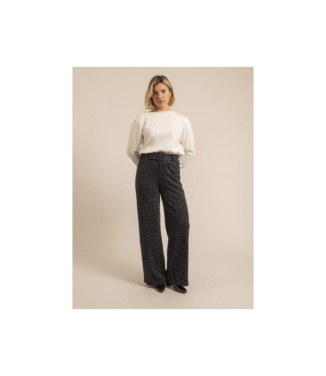 Pantalon carreaux ESSILA - Dona X Lisa-4