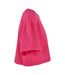 Haut Court Femme Rose Vif Build Your Brand-3
