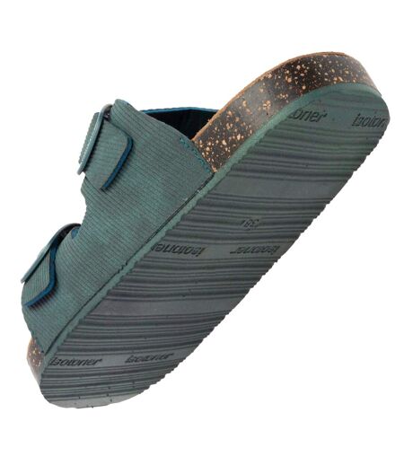 Isotoner Sandales femme à doubles brides ultra confortables, semelle intérieure cuir