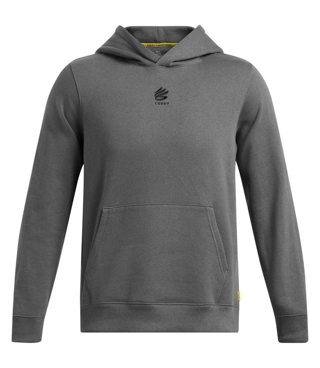 Mens Curry Splash Fleece Hoodie Grey Under Armour-2