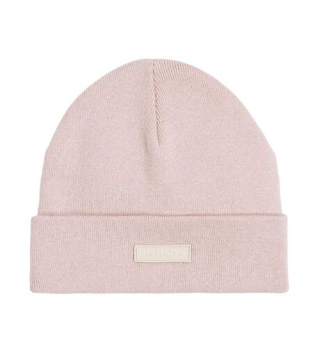 Bonnet Rose Femme Calvin Klein Jeans Patch Beanie - Taille unique