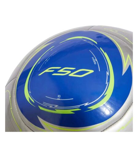 Ballon De Foot Motif/style Imprimé Messi Club Taille 5 Gris Argent Bleu Adidas