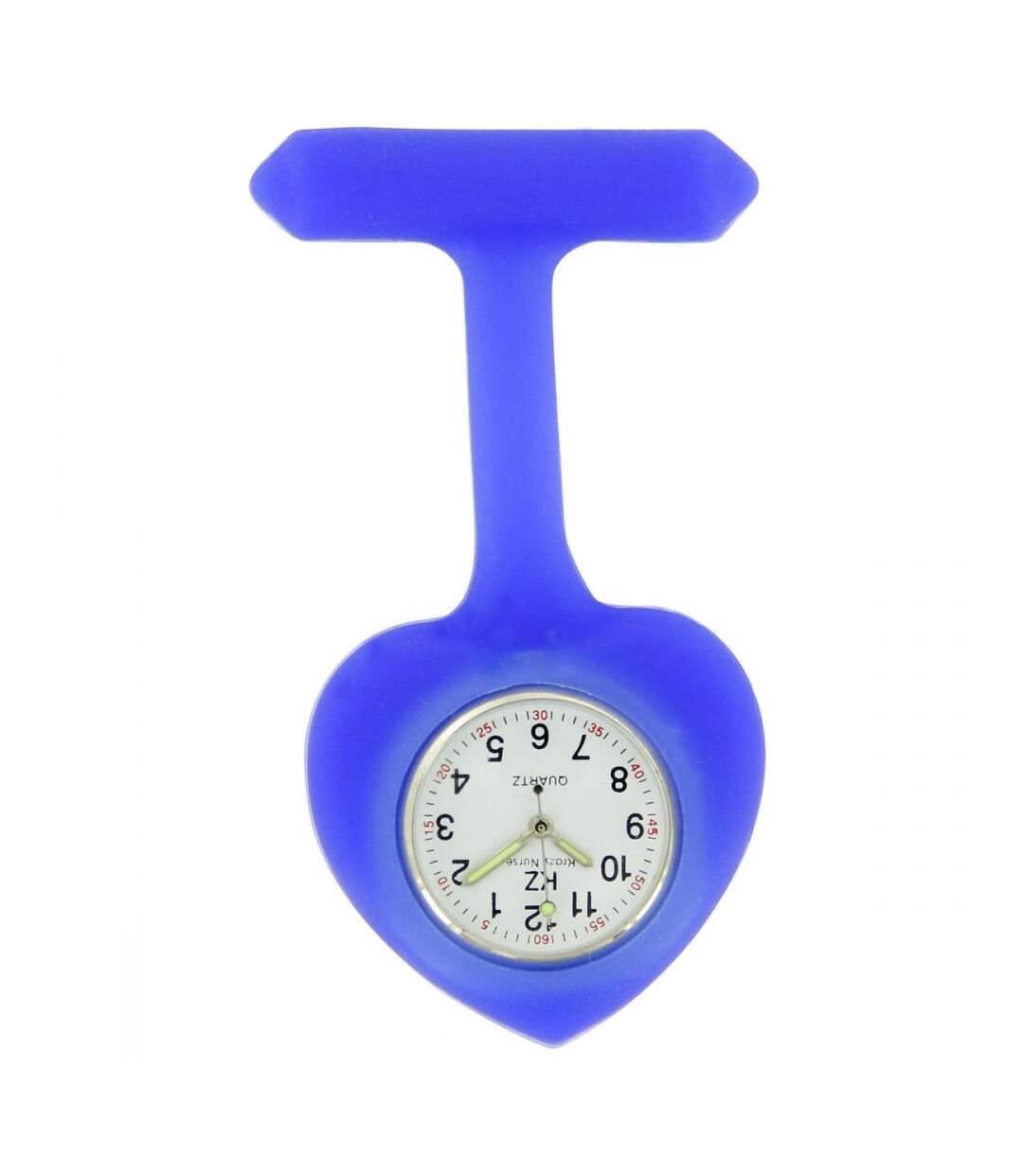 Montre pour Infirmière Silicone Bleu Coeur KZ-1