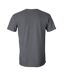 T-shirt Manches Courtes Homme Gris Foncé Chiné Gildan-2