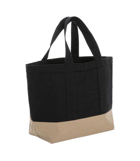 Impact recycled canvas cooler bag one size black XD Collection