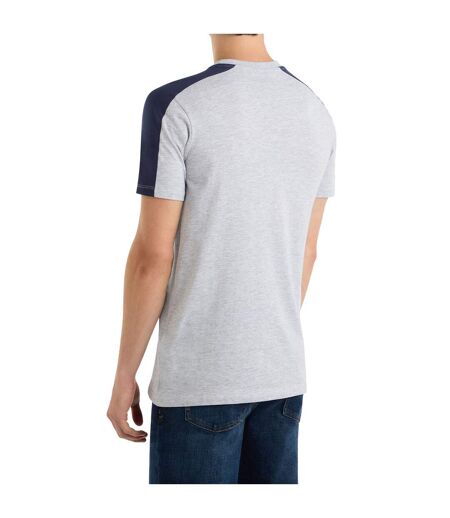 Mens terrace t-shirt light grey marl/peacoat Umbro