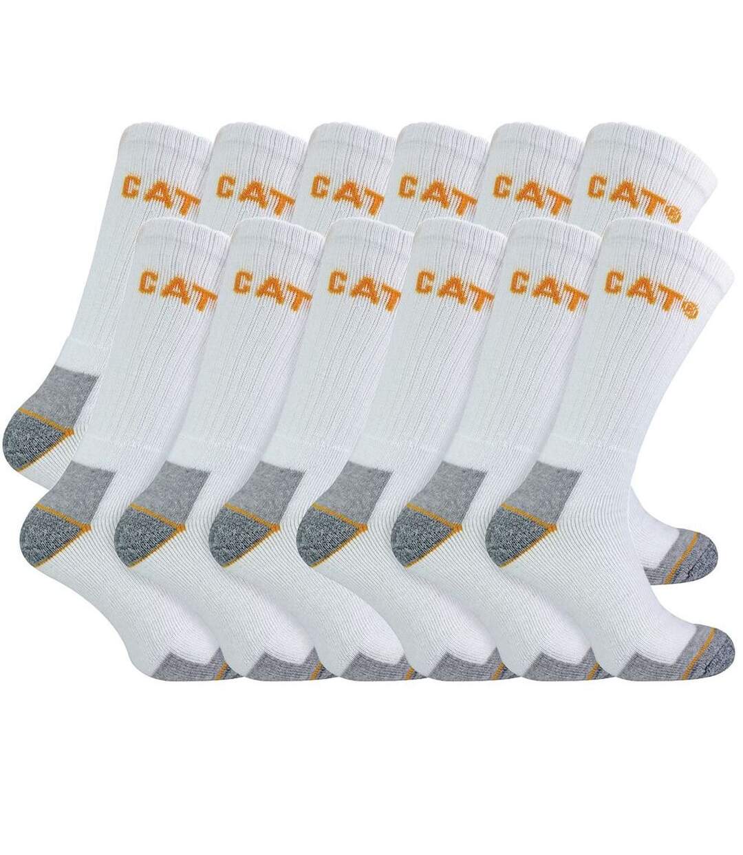 Paquet de 12 chaussettes de travail unisexes robustes pour bottes-1